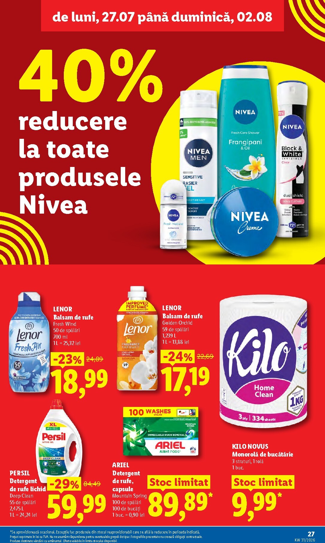 lidl - Lidl pliante pentru săptămâna viitoare de la luni 27.07.2026 până la duminică 02.08.2026 - page: 27