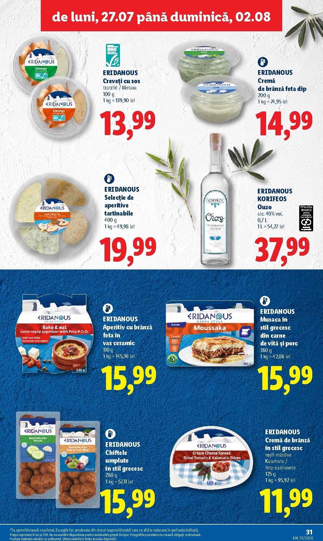 lidl - Lidl pliante pentru săptămâna viitoare de la luni 27.07.2026 până la duminică 02.08.2026 - page: 31