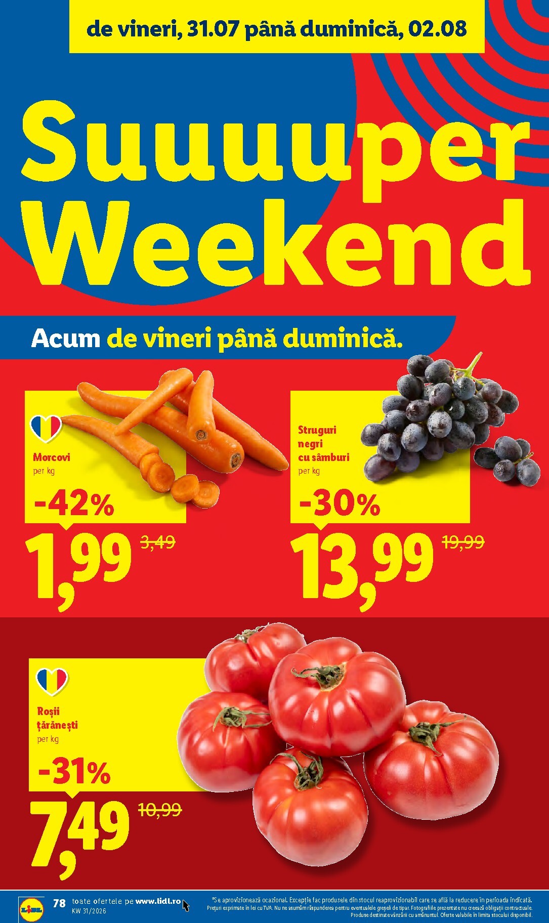 lidl - Lidl pliante pentru săptămâna viitoare de la luni 27.07.2026 până la duminică 02.08.2026 - page: 78