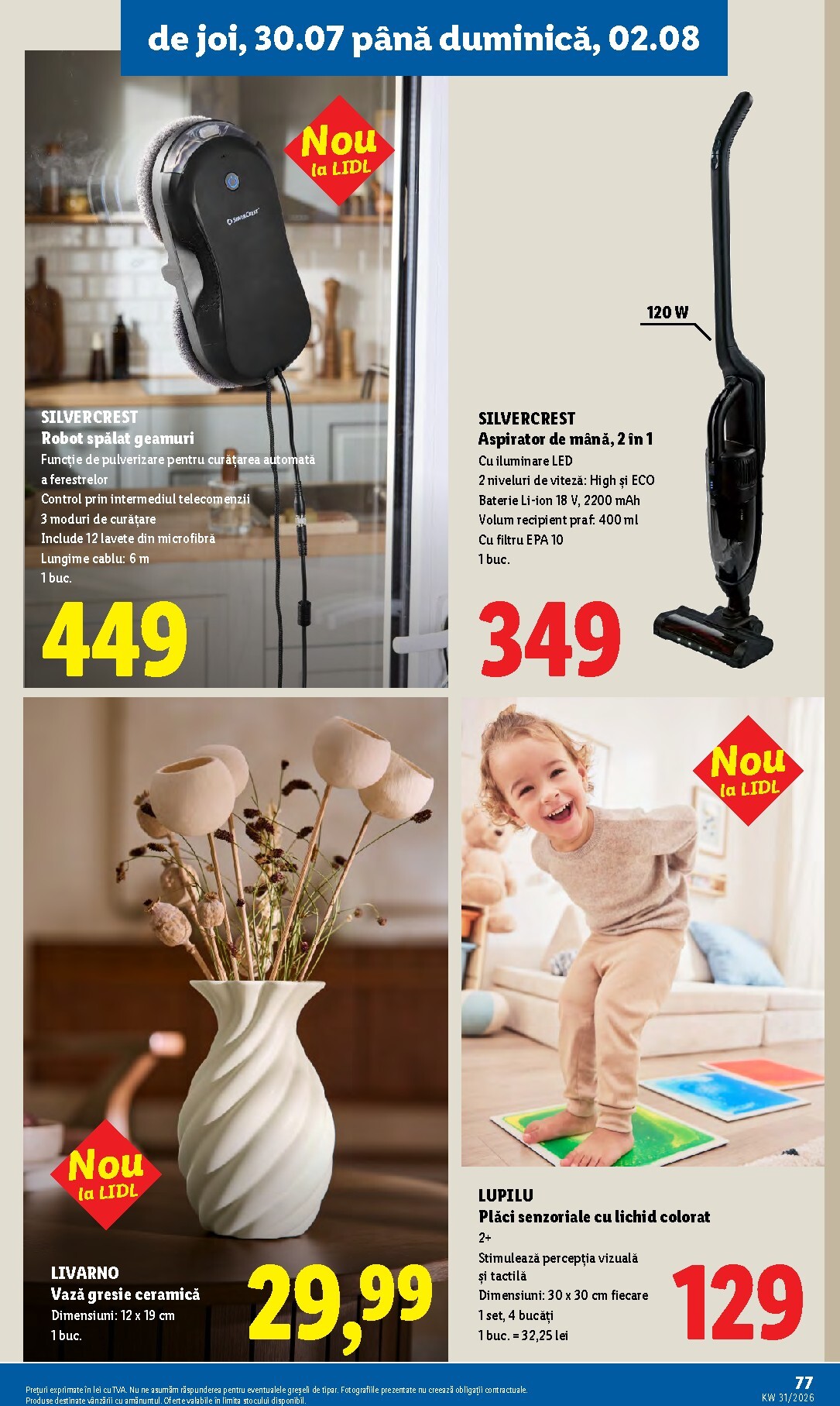 lidl - Lidl pliante pentru săptămâna viitoare de la luni 27.07.2026 până la duminică 02.08.2026 - page: 77