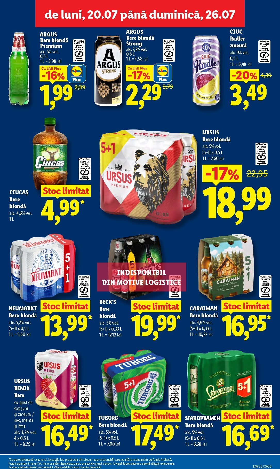 lidl - Brosura Lidl valabilă de la luni 20.07.2026 până la duminică 26.07.2026 - page: 15