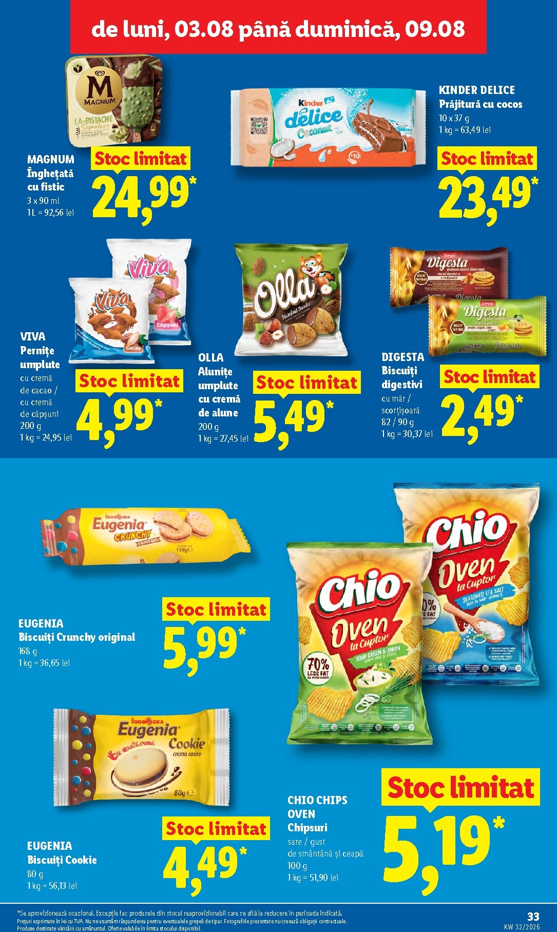 lidl - Lidl pliante pentru săptămâna viitoare de la luni 03.08.2026 până la duminică 09.08.2026 - page: 33