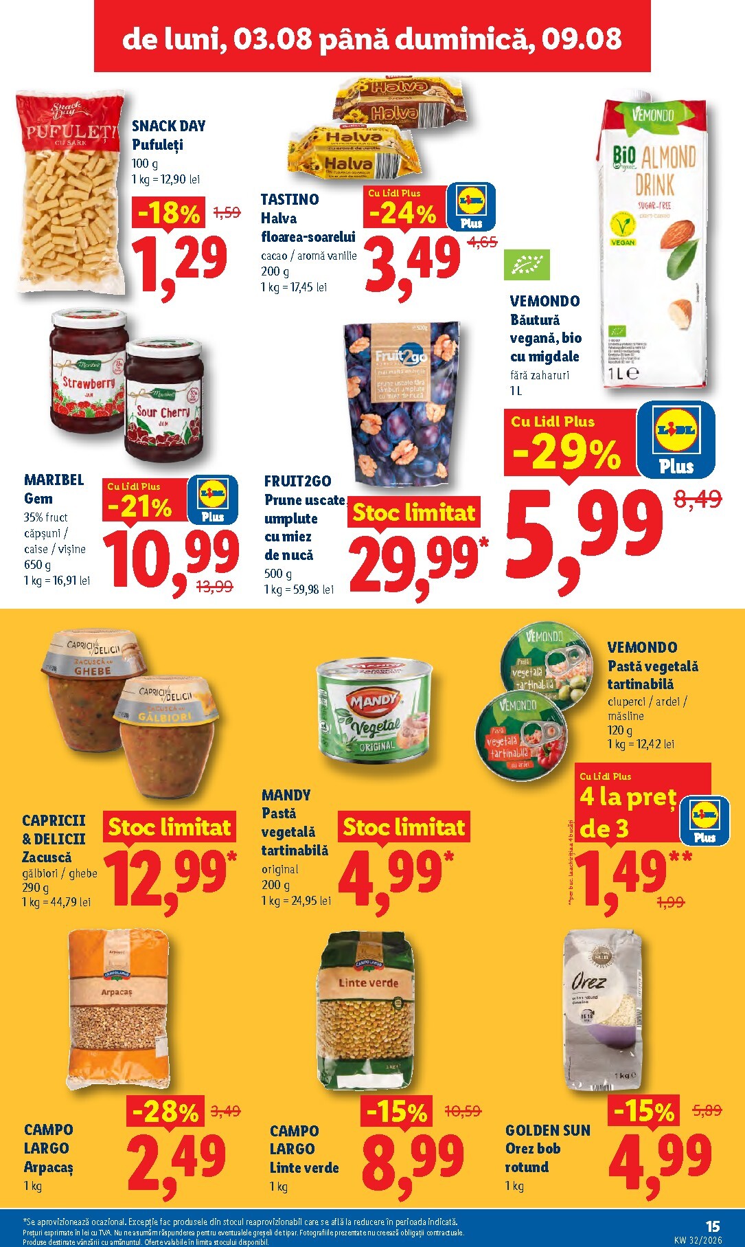 lidl - Lidl pliante pentru săptămâna viitoare de la luni 03.08.2026 până la duminică 09.08.2026 - page: 15