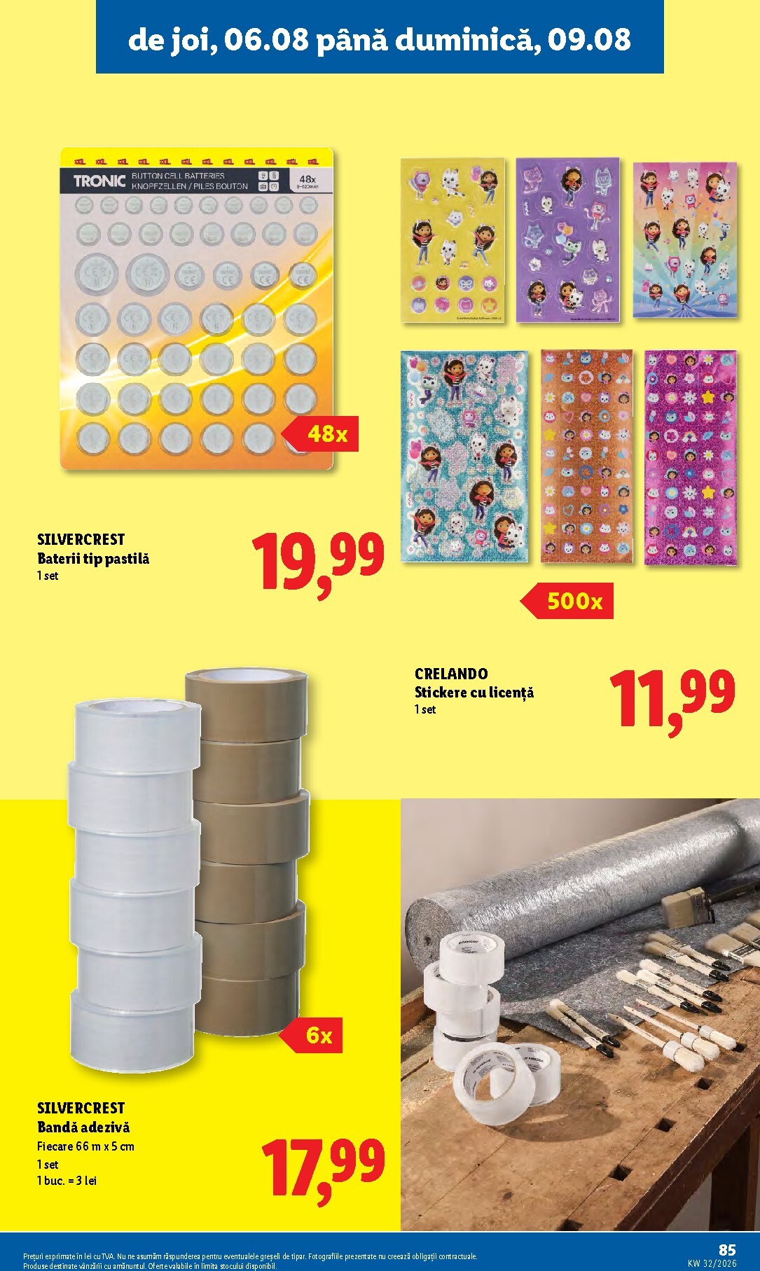 lidl - Lidl pliante pentru săptămâna viitoare de la luni 03.08.2026 până la duminică 09.08.2026 - page: 85