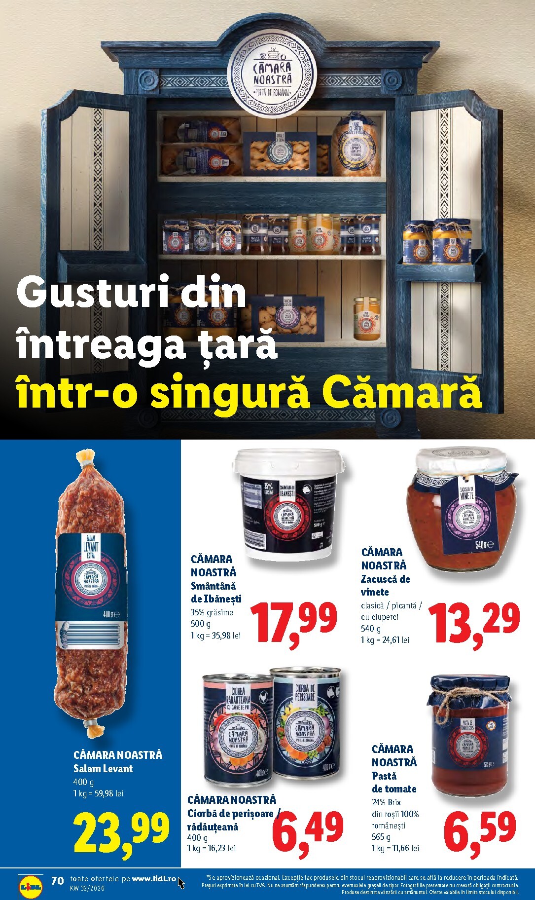 lidl - Lidl pliante pentru săptămâna viitoare de la luni 03.08.2026 până la duminică 09.08.2026 - page: 68