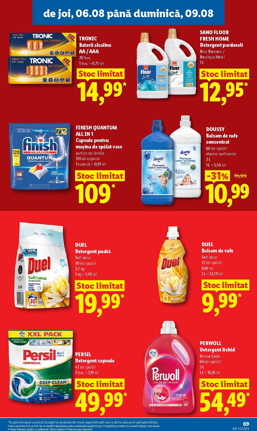 lidl - Lidl pliante pentru săptămâna viitoare de la luni 03.08.2026 până la duminică 09.08.2026 - page: 67