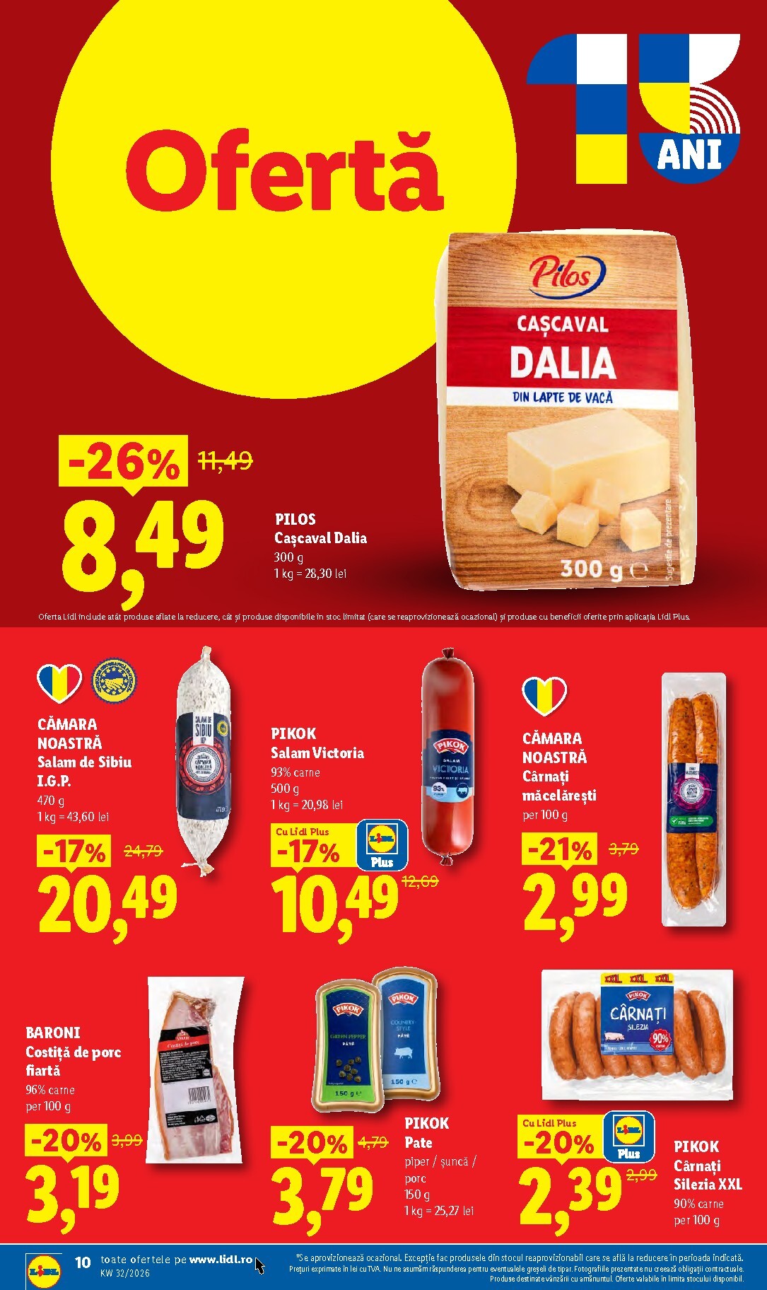 lidl - Lidl pliante pentru săptămâna viitoare de la luni 03.08.2026 până la duminică 09.08.2026 - page: 10