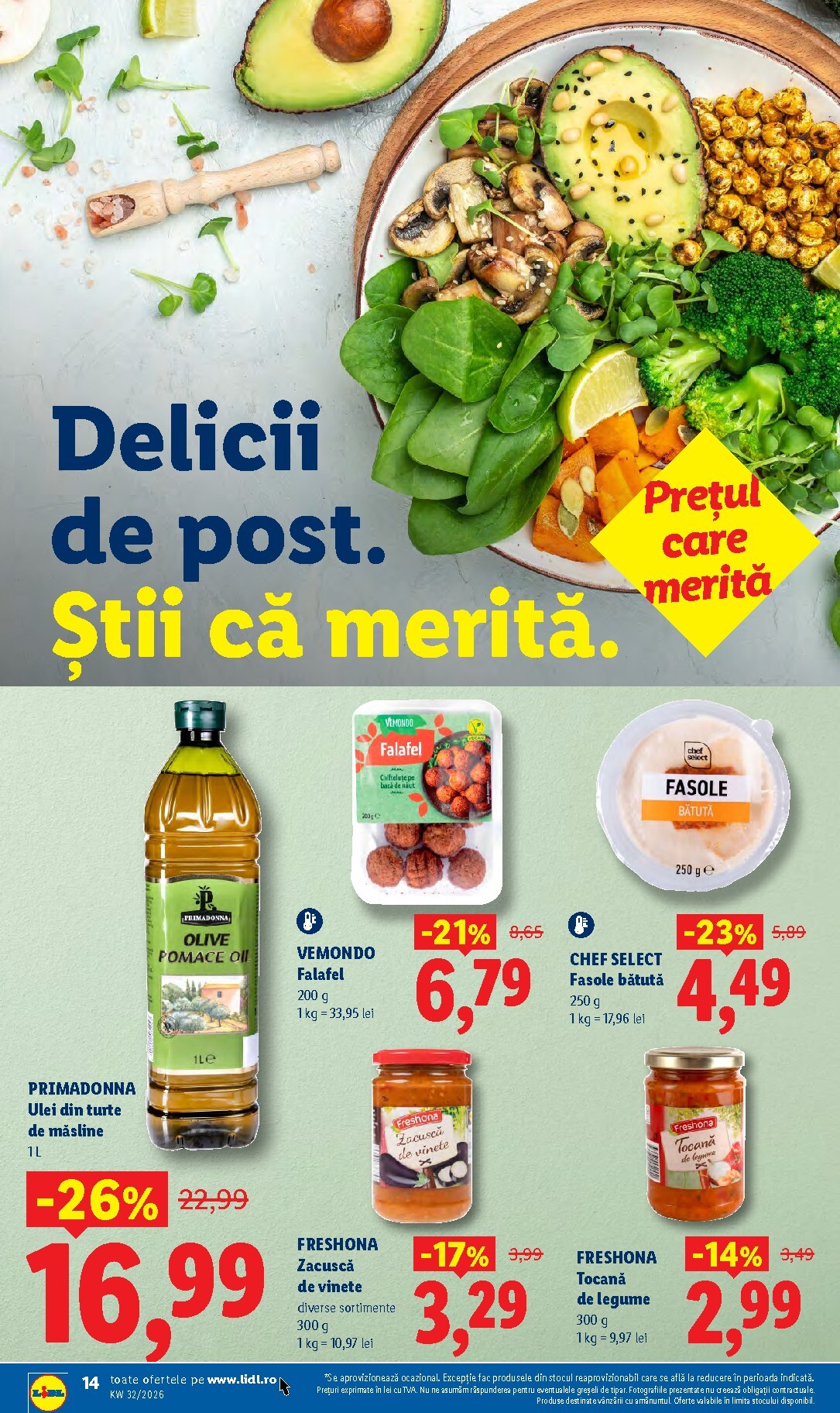 lidl - Lidl pliante pentru săptămâna viitoare de la luni 03.08.2026 până la duminică 09.08.2026 - page: 14