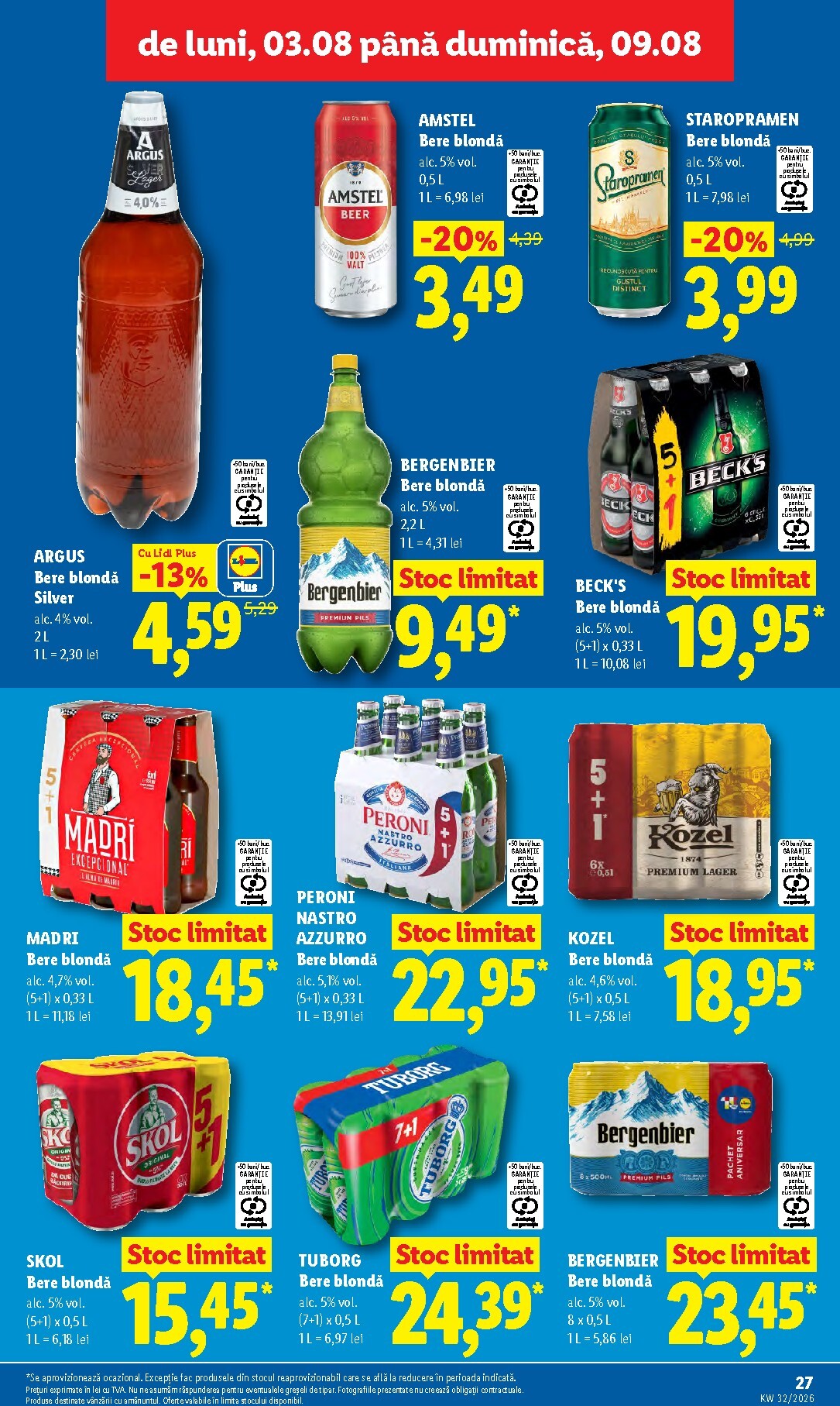 lidl - Lidl pliante pentru săptămâna viitoare de la luni 03.08.2026 până la duminică 09.08.2026 - page: 27