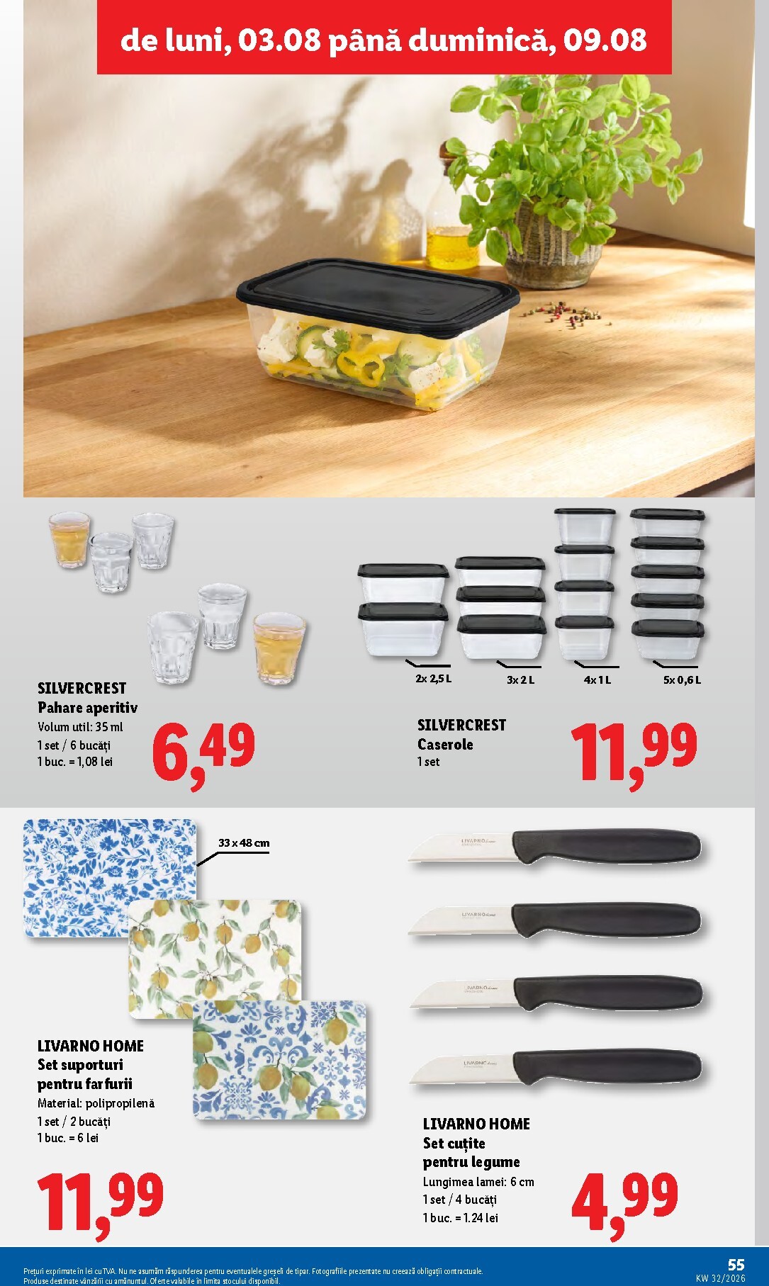 lidl - Lidl pliante pentru săptămâna viitoare de la luni 03.08.2026 până la duminică 09.08.2026 - page: 55