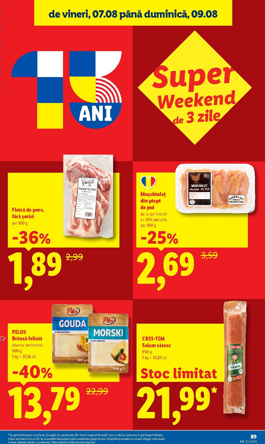 lidl - Lidl pliante pentru săptămâna viitoare de la luni 03.08.2026 până la duminică 09.08.2026 - page: 89