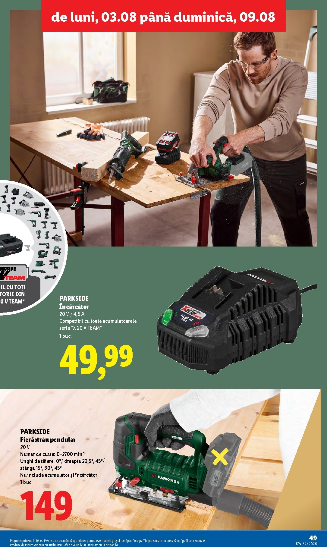 lidl - Lidl pliante pentru săptămâna viitoare de la luni 03.08.2026 până la duminică 09.08.2026 - page: 49