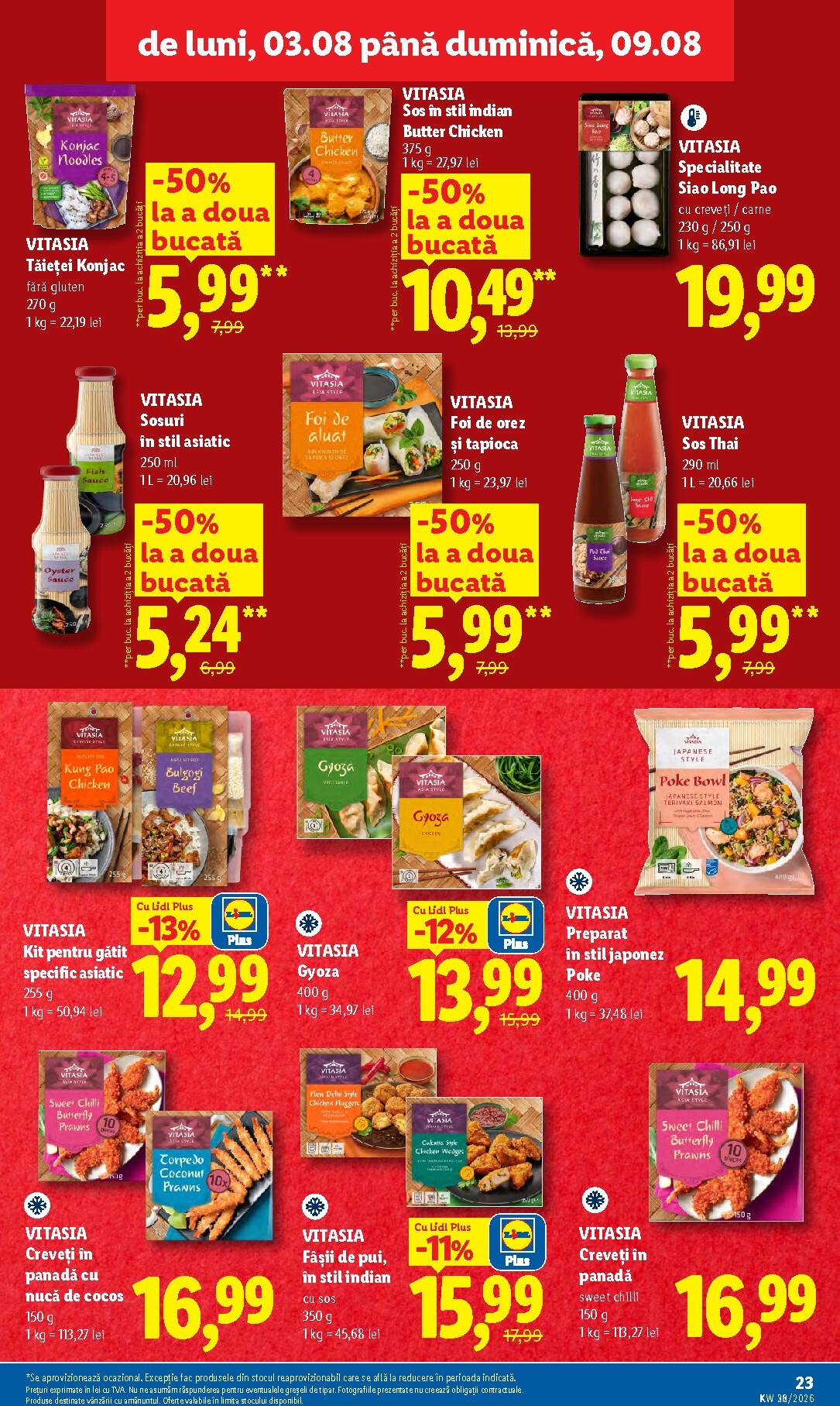 lidl - Lidl pliante pentru săptămâna viitoare de la luni 03.08.2026 până la duminică 09.08.2026 - page: 23