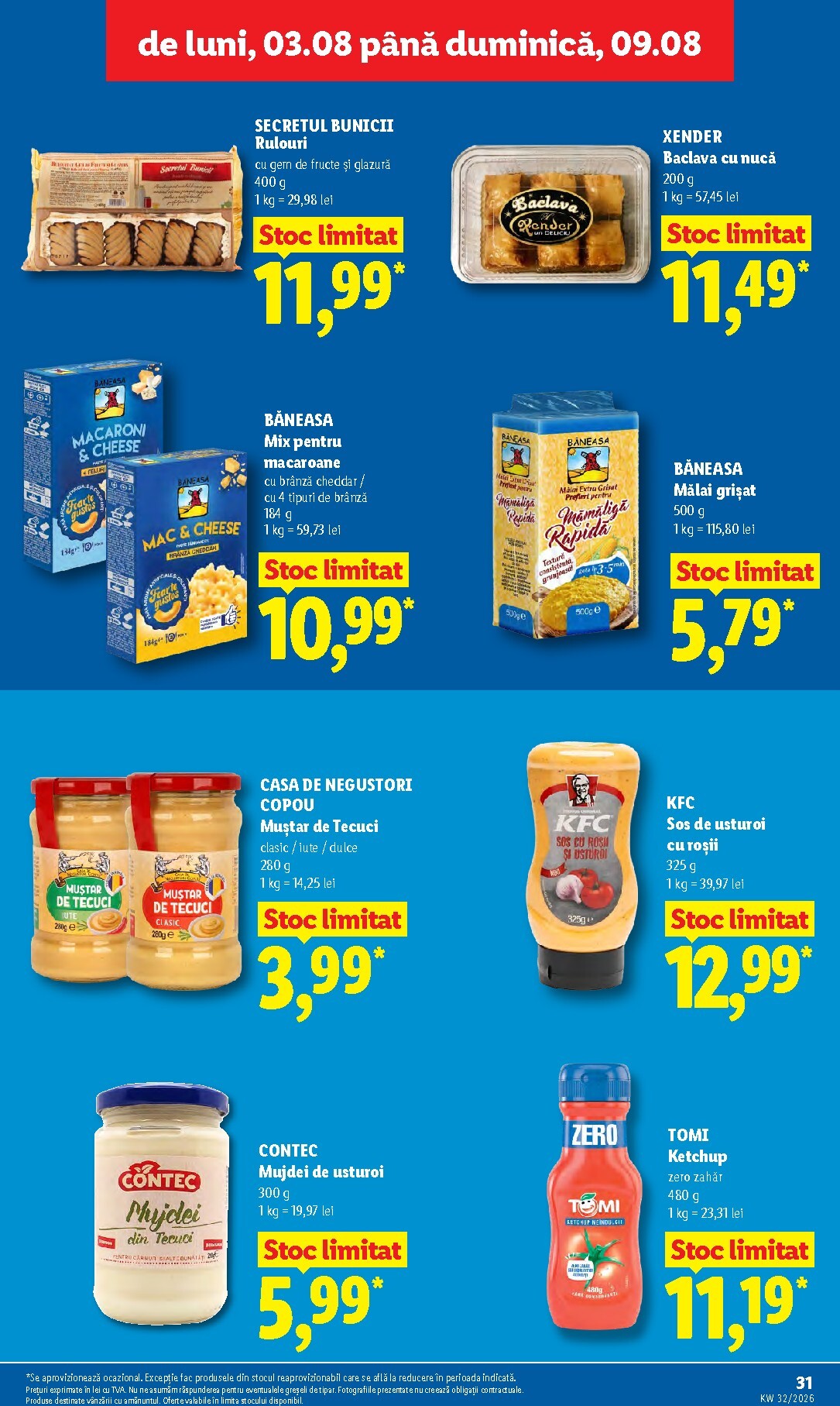 lidl - Lidl pliante pentru săptămâna viitoare de la luni 03.08.2026 până la duminică 09.08.2026 - page: 31