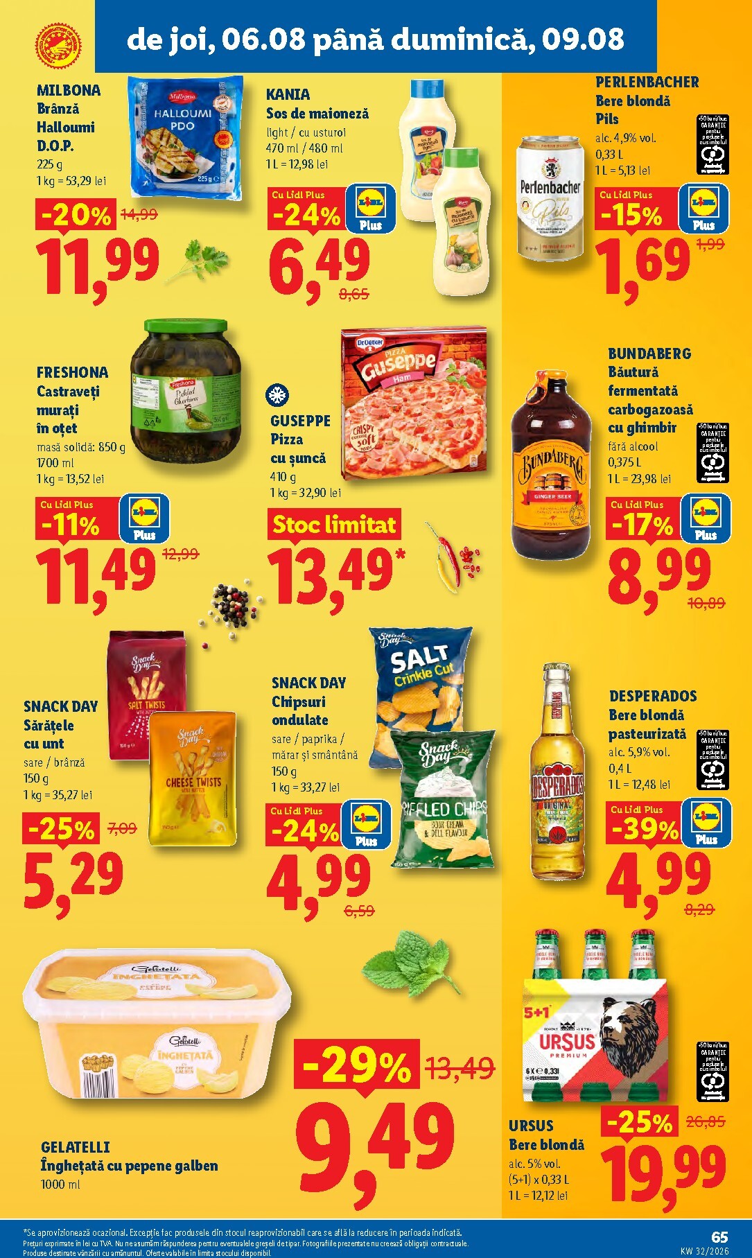 lidl - Lidl pliante pentru săptămâna viitoare de la luni 03.08.2026 până la duminică 09.08.2026 - page: 63