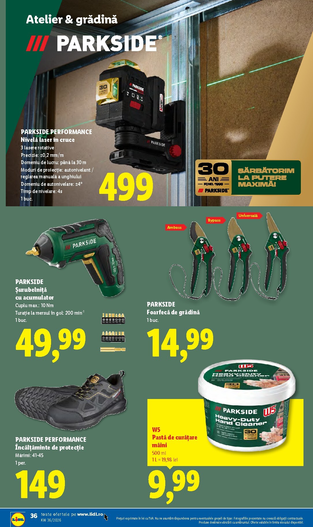 lidl - Lidl pliante pentru săptămâna viitoare de la luni 31.08.2026 până la duminică 06.09.2026 - page: 36