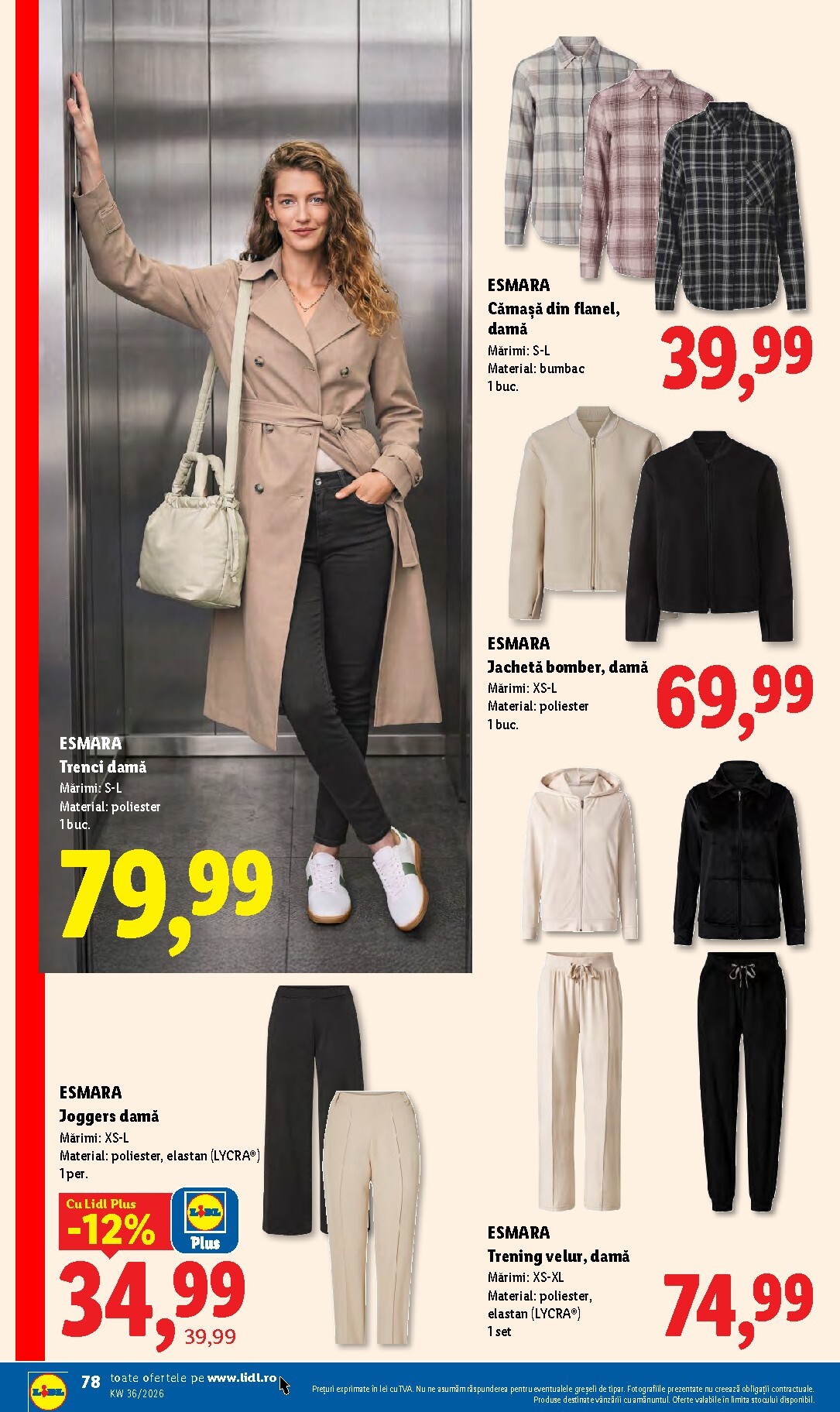 lidl - Lidl pliante pentru săptămâna viitoare de la luni 31.08.2026 până la duminică 06.09.2026 - page: 78