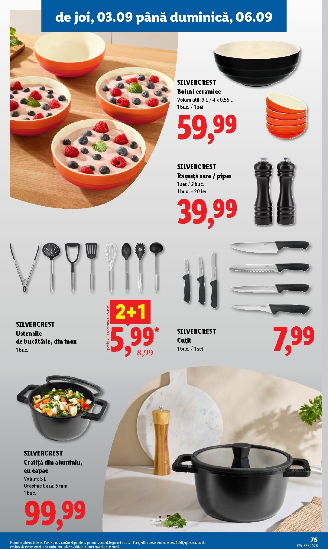 lidl - Lidl pliante pentru săptămâna viitoare de la luni 31.08.2026 până la duminică 06.09.2026 - page: 75