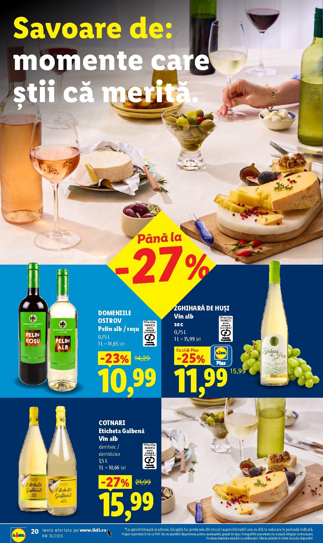 lidl - Lidl pliante pentru săptămâna viitoare de la luni 31.08.2026 până la duminică 06.09.2026 - page: 20