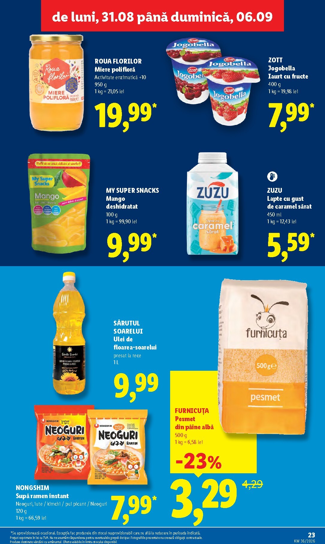 lidl - Lidl pliante pentru săptămâna viitoare de la luni 31.08.2026 până la duminică 06.09.2026 - page: 23