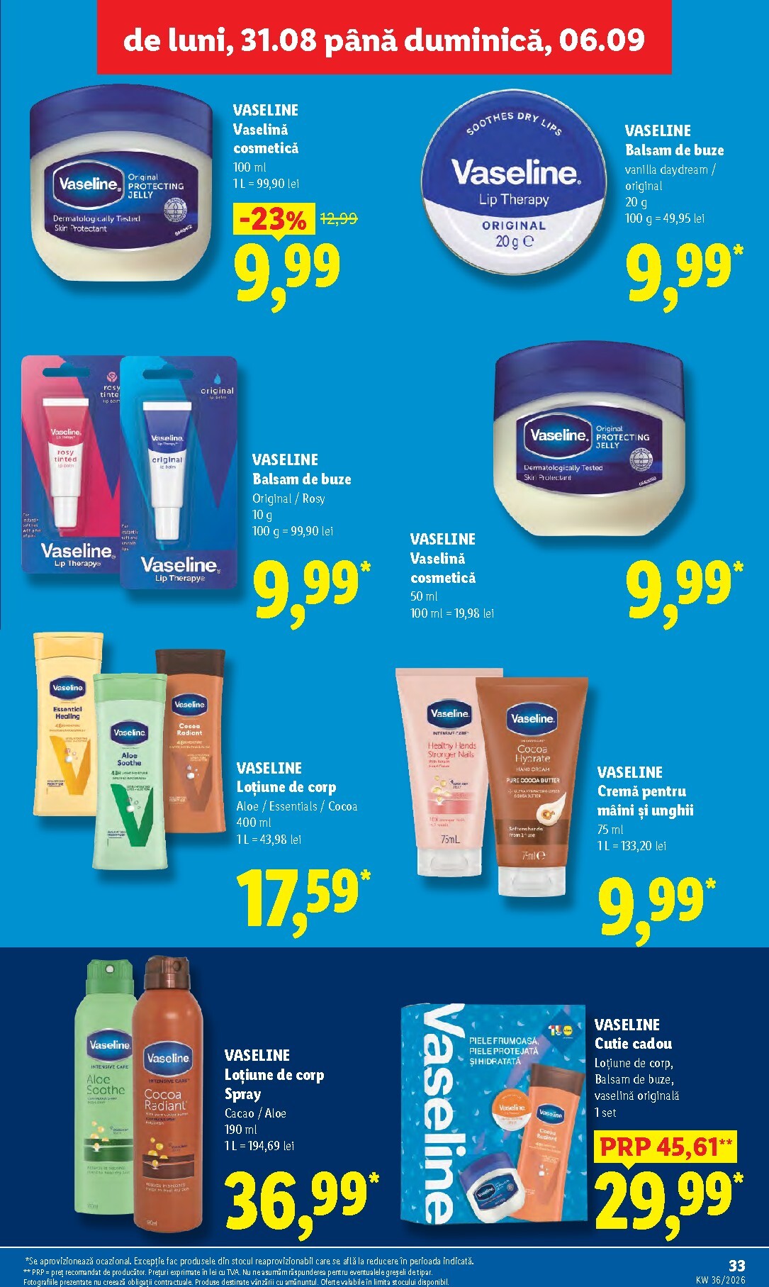 lidl - Lidl pliante pentru săptămâna viitoare de la luni 31.08.2026 până la duminică 06.09.2026 - page: 33