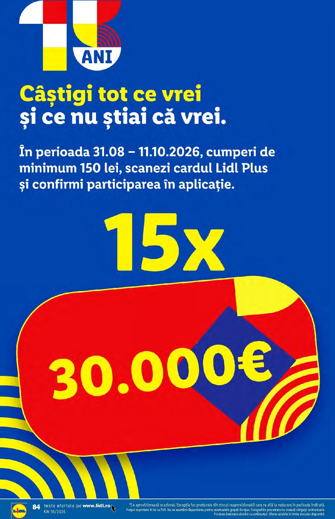 lidl - Lidl pliante pentru săptămâna viitoare de la luni 31.08.2026 până la duminică 06.09.2026 - page: 84