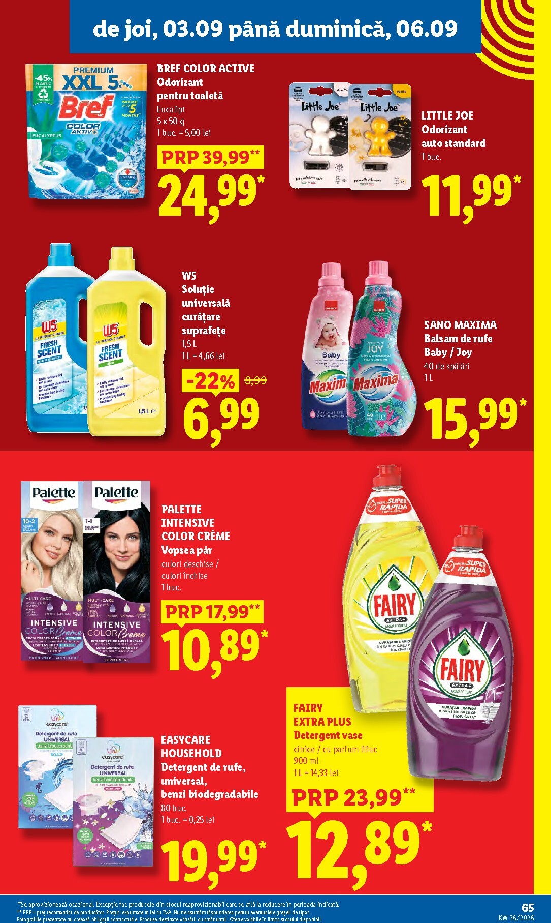 lidl - Lidl pliante pentru săptămâna viitoare de la luni 31.08.2026 până la duminică 06.09.2026 - page: 65
