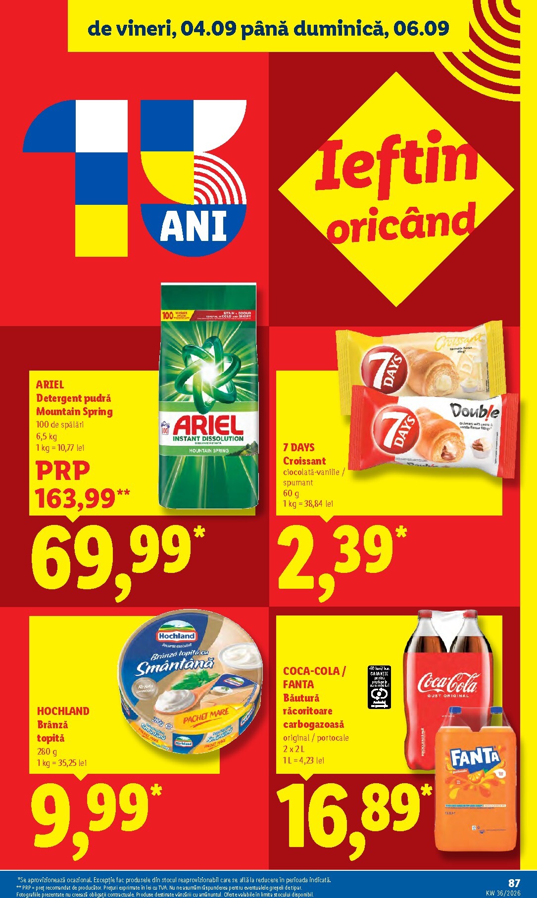 lidl - Lidl pliante pentru săptămâna viitoare de la luni 31.08.2026 până la duminică 06.09.2026 - page: 87
