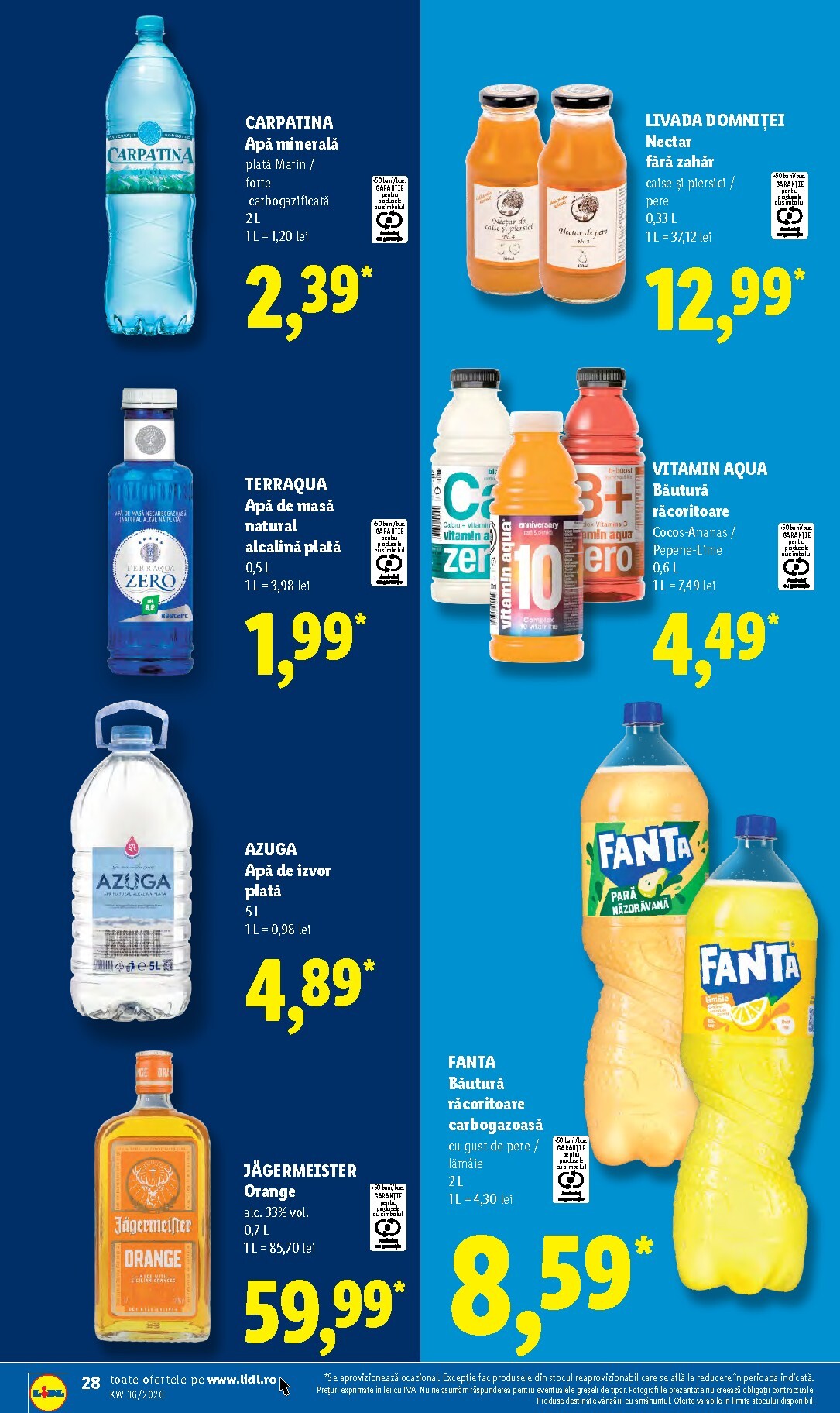 lidl - Lidl pliante pentru săptămâna viitoare de la luni 31.08.2026 până la duminică 06.09.2026 - page: 28