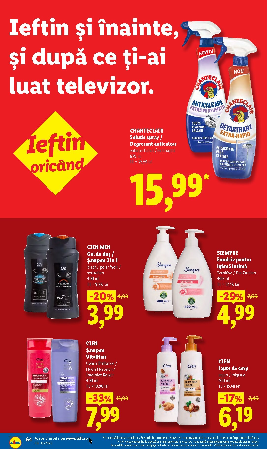 lidl - Lidl pliante pentru săptămâna viitoare de la luni 31.08.2026 până la duminică 06.09.2026 - page: 64