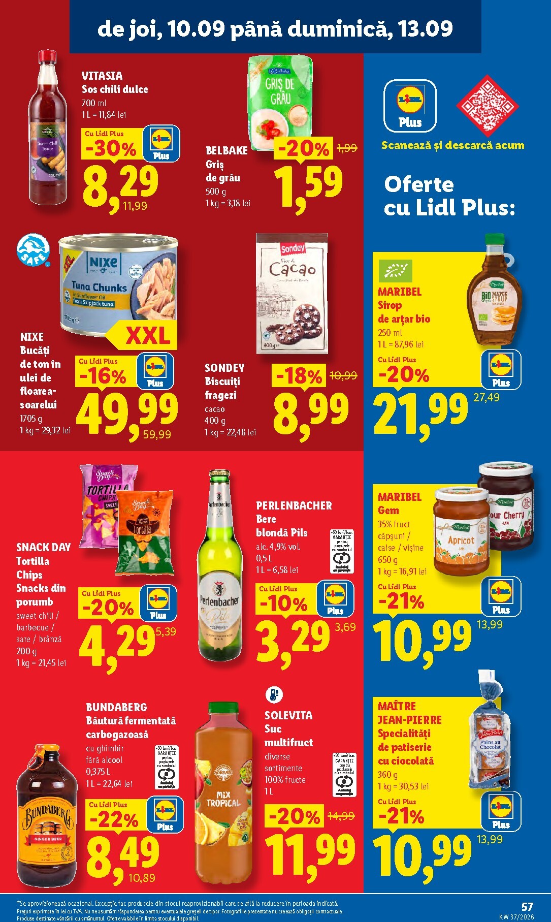 lidl - Lidl pliante pentru săptămâna viitoare de la luni 07.09.2026 până la duminică 13.09.2026 - page: 57