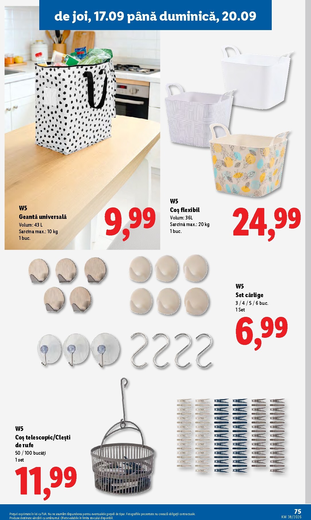 lidl - Lidl pliante pentru săptămâna viitoare de la luni 14.09.2026 până la duminică 20.09.2026 - page: 75