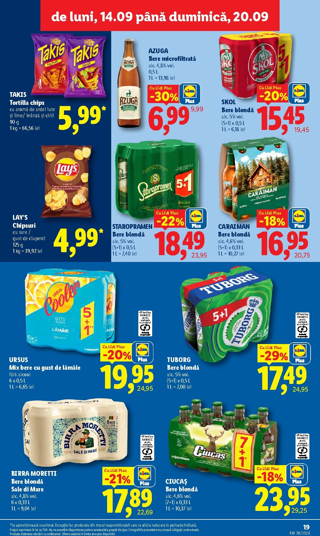 lidl - Lidl pliante pentru săptămâna viitoare de la luni 14.09.2026 până la duminică 20.09.2026 - page: 19