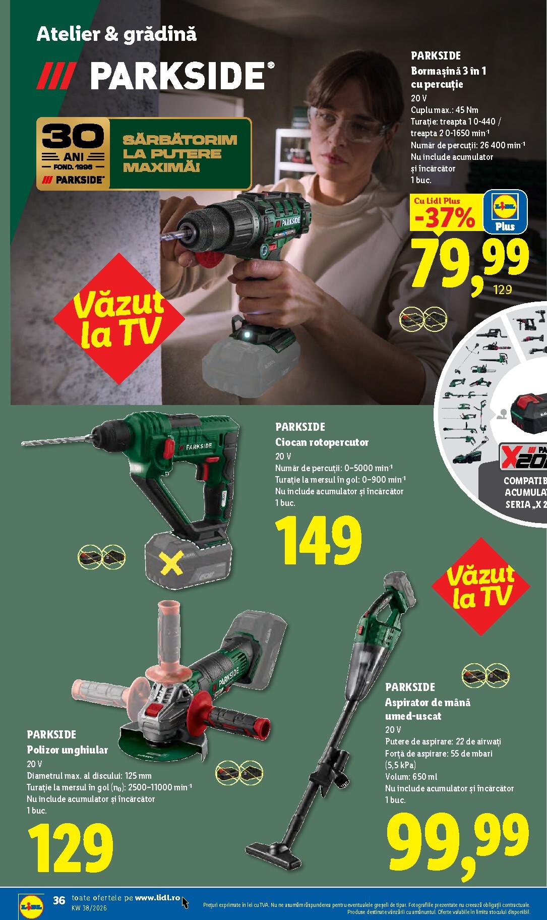 lidl - Lidl pliante pentru săptămâna viitoare de la luni 14.09.2026 până la duminică 20.09.2026 - page: 36