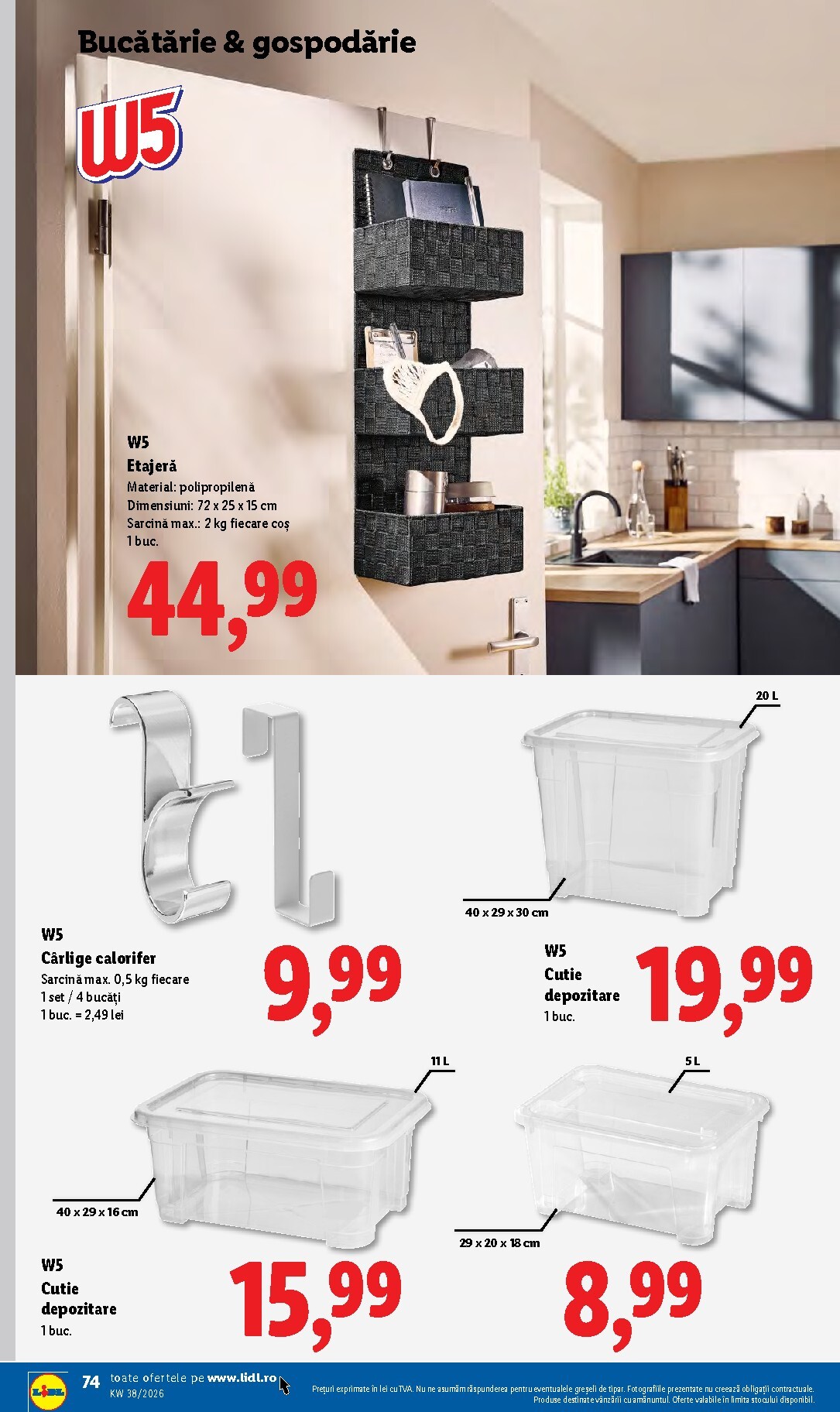 lidl - Lidl pliante pentru săptămâna viitoare de la luni 14.09.2026 până la duminică 20.09.2026 - page: 74