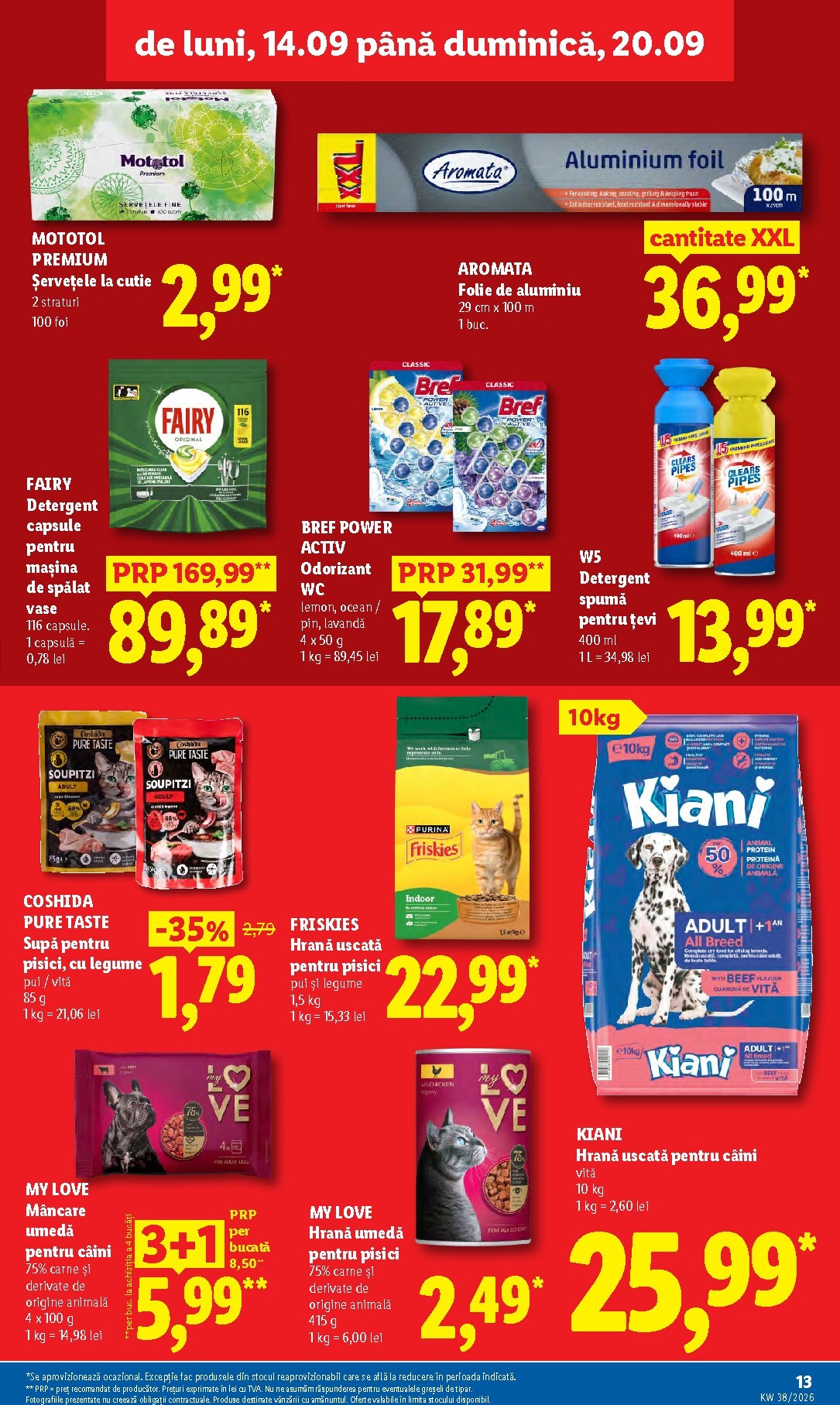lidl - Lidl pliante pentru săptămâna viitoare de la luni 14.09.2026 până la duminică 20.09.2026 - page: 13