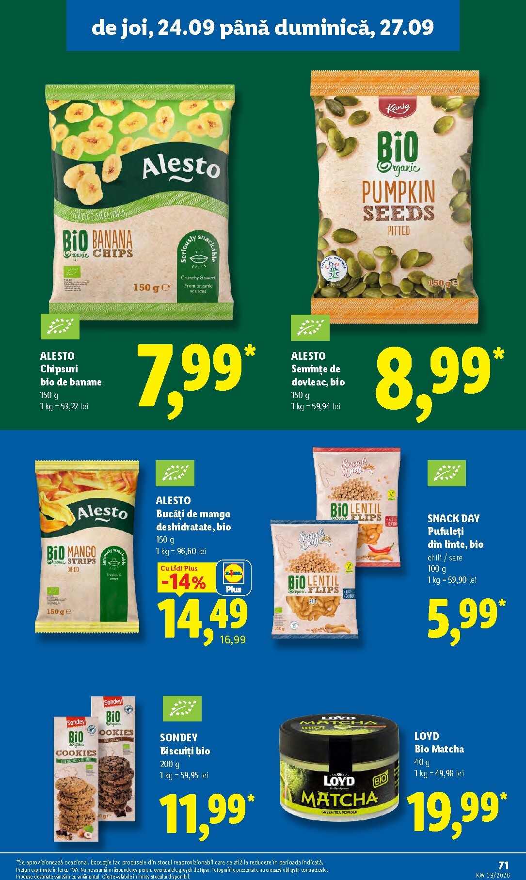 lidl - Lidl pliante pentru săptămâna viitoare de la luni 21.09.2026 până la duminică 27.09.2026 - page: 71