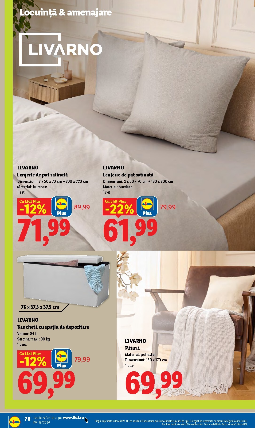 lidl - Lidl pliante pentru săptămâna viitoare de la luni 21.09.2026 până la duminică 27.09.2026 - page: 78