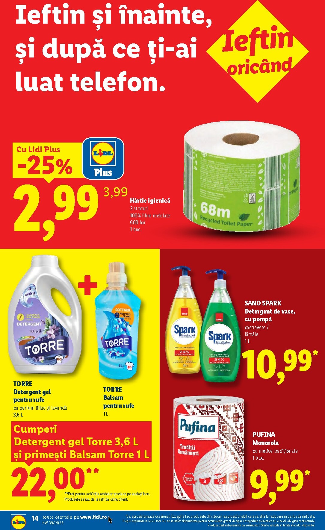 lidl - Lidl pliante pentru săptămâna viitoare de la luni 21.09.2026 până la duminică 27.09.2026 - page: 14