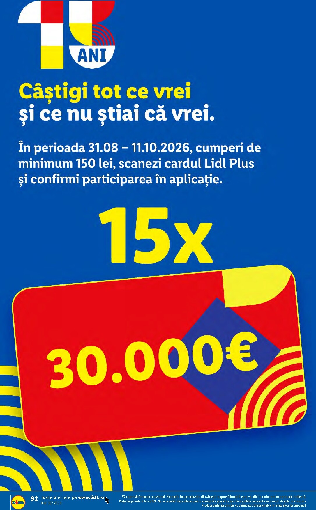 lidl - Lidl pliante pentru săptămâna viitoare de la luni 21.09.2026 până la duminică 27.09.2026 - page: 92