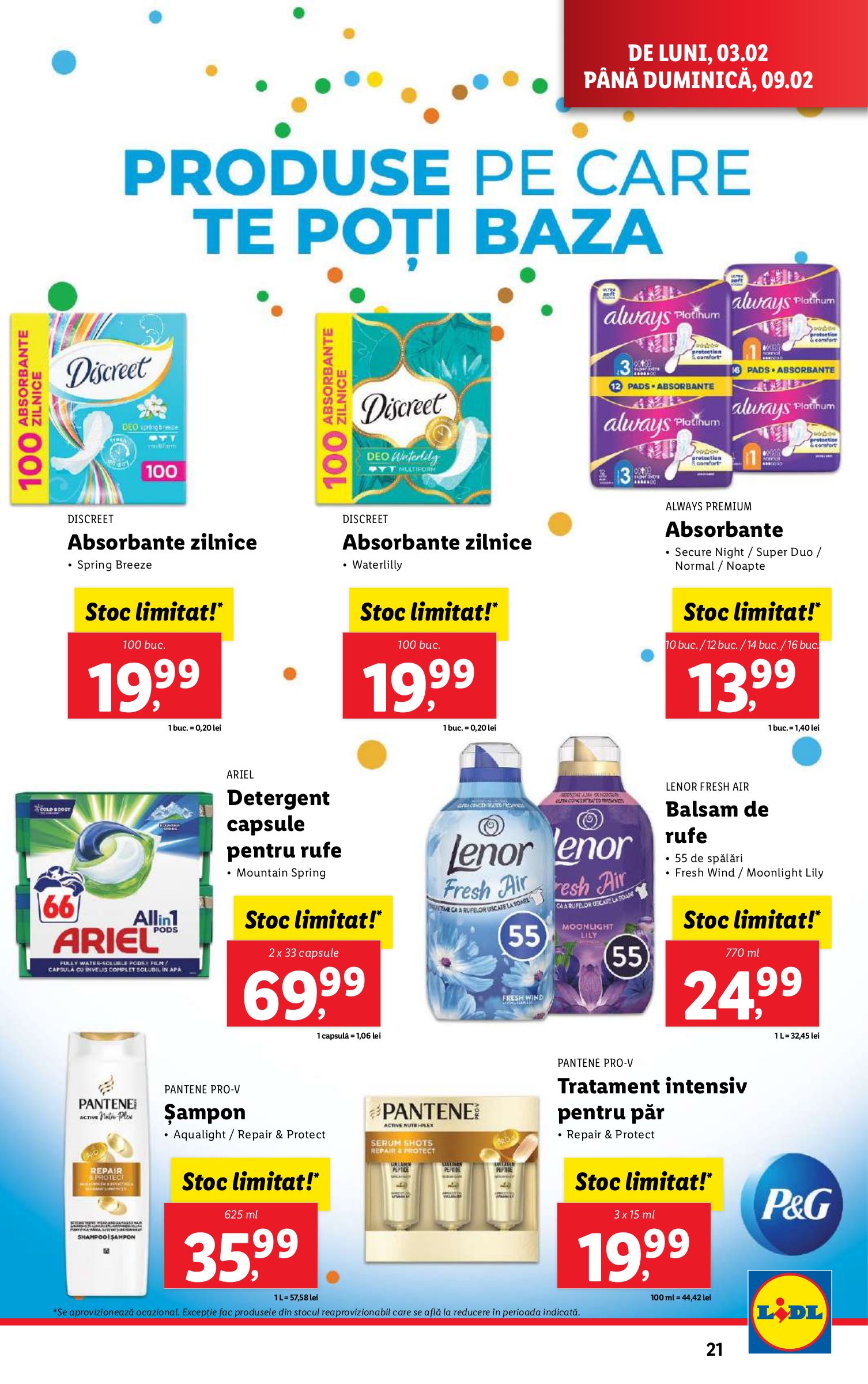 lidl - Catalog Lidl valabil din 03.02. - 09.02. - page: 21 lidl - Catalog Lidl valabil din 03.02. - 09.02. - page: 21