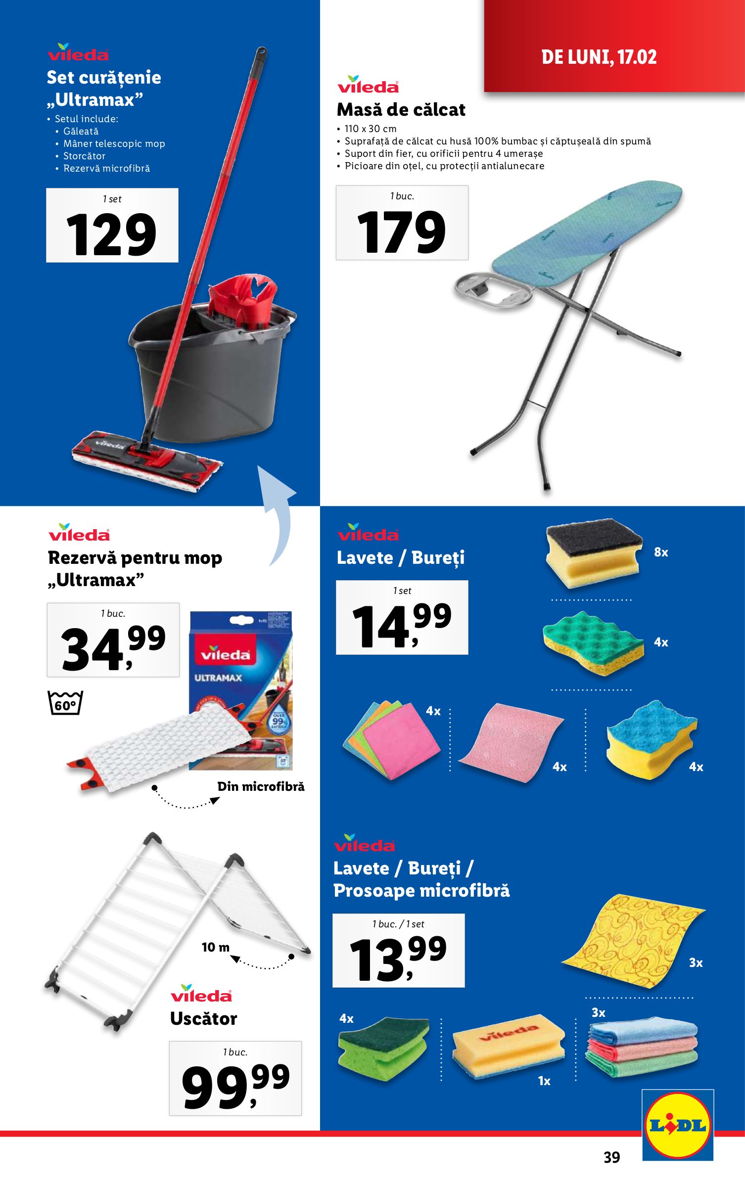 lidl - Catalog Lidl valabil din 17.02. - 23.02. - page: 39 lidl - Catalog Lidl valabil din 17.02. - 23.02. - page: 39