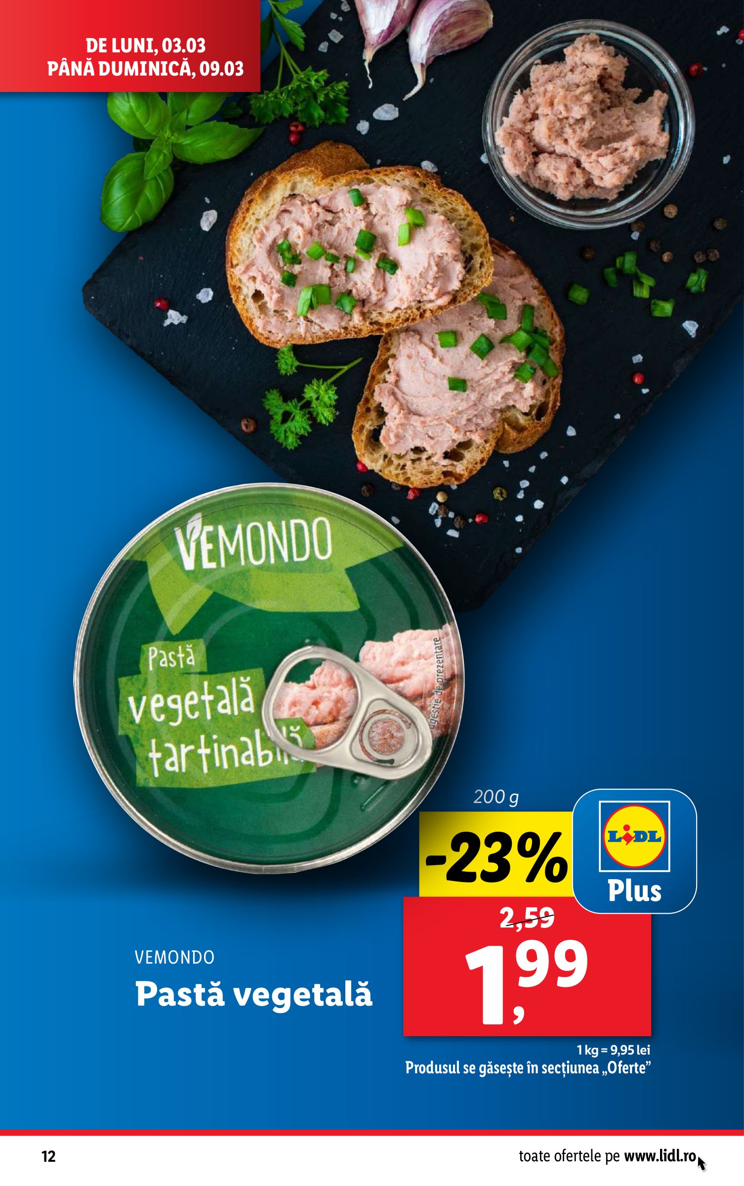lidl - Catalog Lidl valabil din 03.03. - 09.03. - page: 12 lidl - Catalog Lidl valabil din 03.03. - 09.03. - page: 12