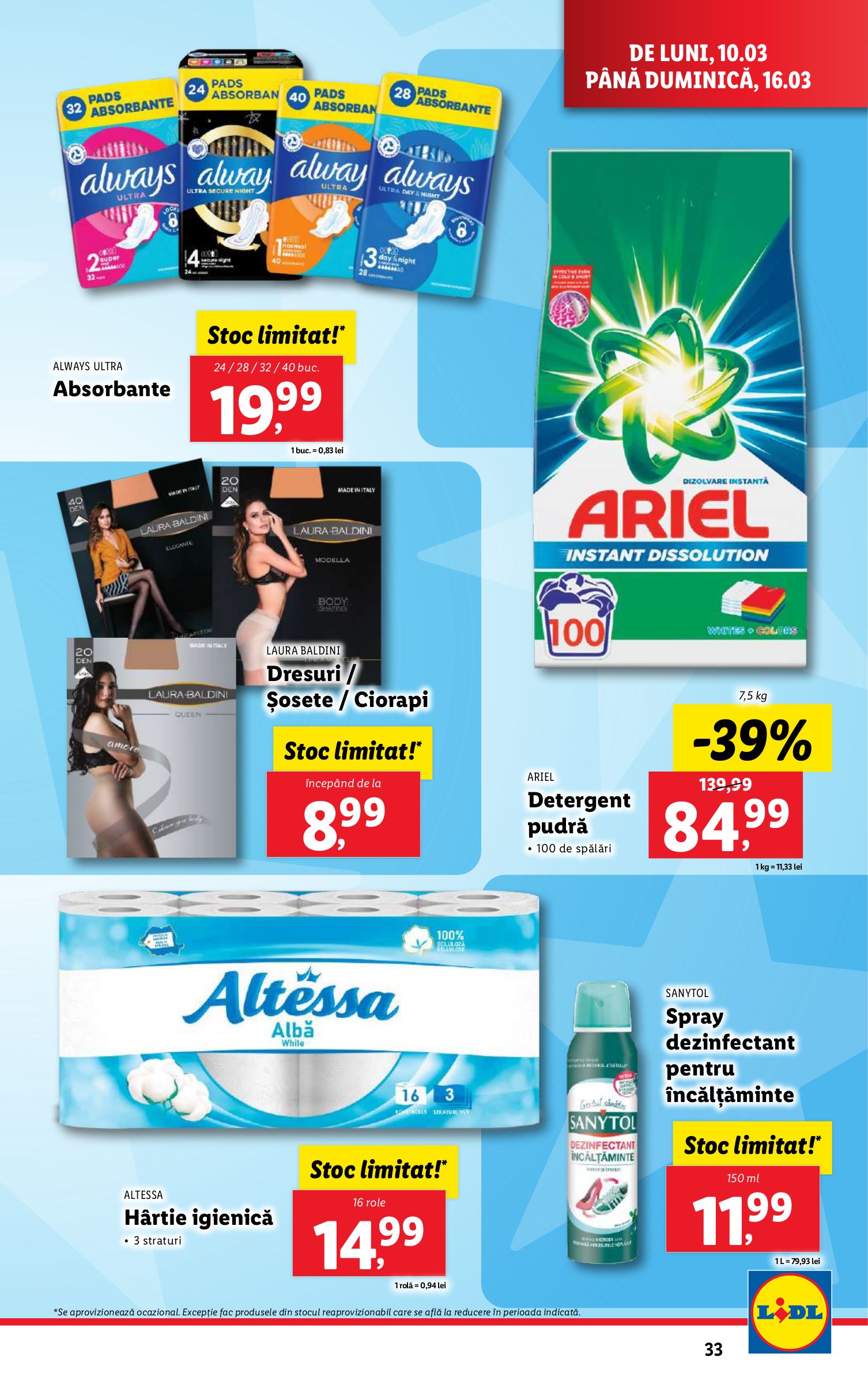 lidl - Catalog Lidl valabil din 10.03. - 16.03. - page: 33 lidl - Catalog Lidl valabil din 10.03. - 16.03. - page: 33