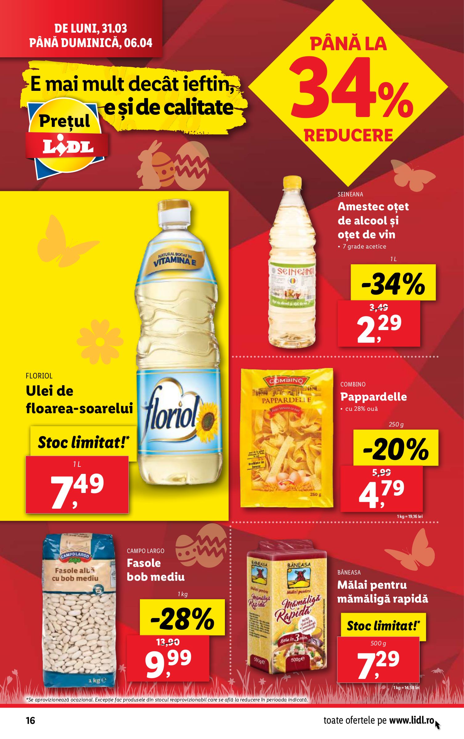 lidl - Catalog Lidl valabil din 31.03. - 06.04. - page: 16 lidl - Catalog Lidl valabil din 31.03. - 06.04. - page: 16