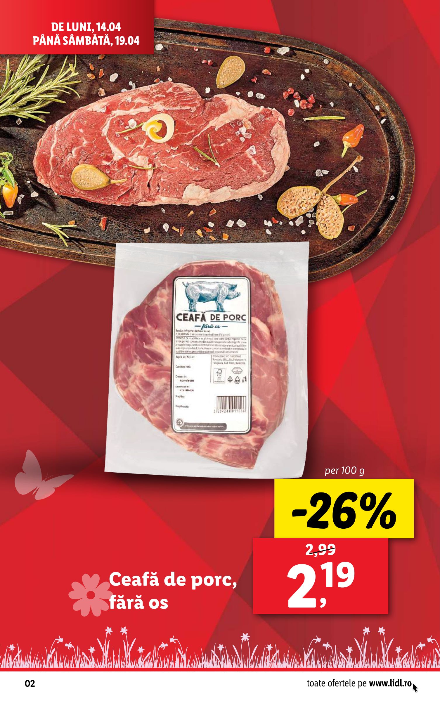 lidl - Catalog Lidl valabil din 14.04. - 19.04. - page: 2 lidl - Catalog Lidl valabil din 14.04. - 19.04. - page: 2