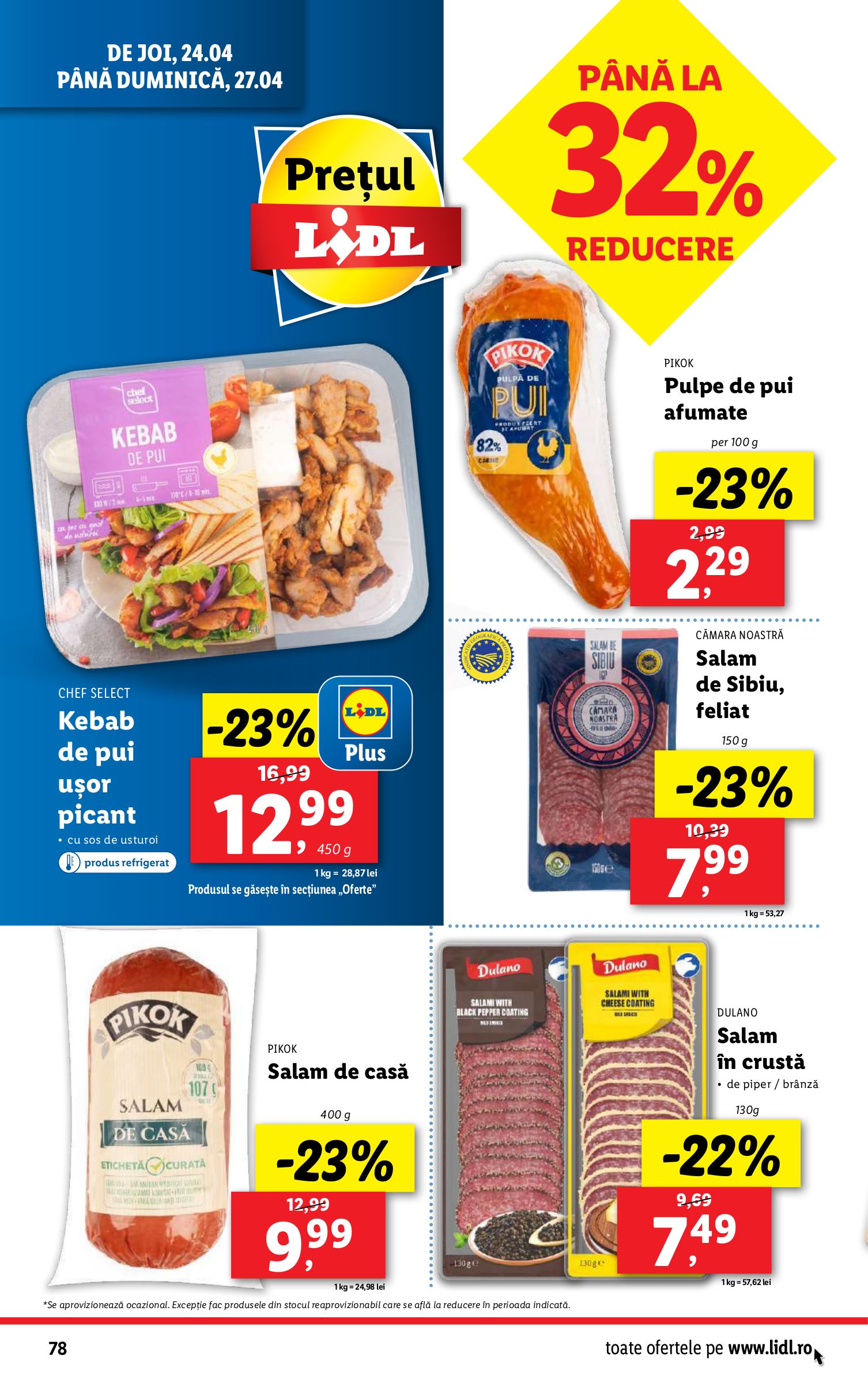 lidl - Catalog Lidl valabil din 22.04. - 27.04. - page: 78 lidl - Catalog Lidl valabil din 22.04. - 27.04. - page: 78