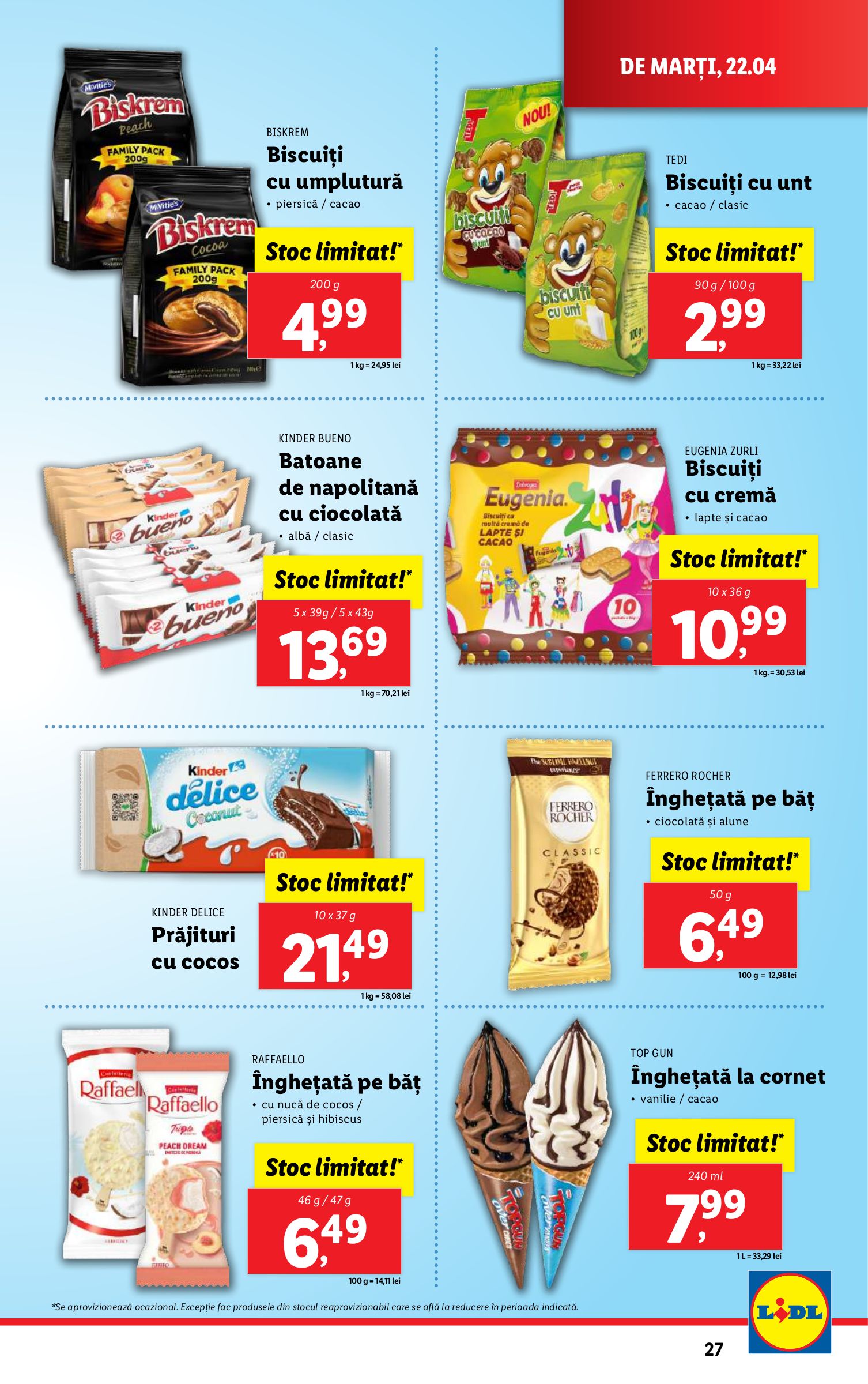 lidl - Catalog Lidl valabil din 22.04. - 27.04. - page: 27 lidl - Catalog Lidl valabil din 22.04. - 27.04. - page: 27
