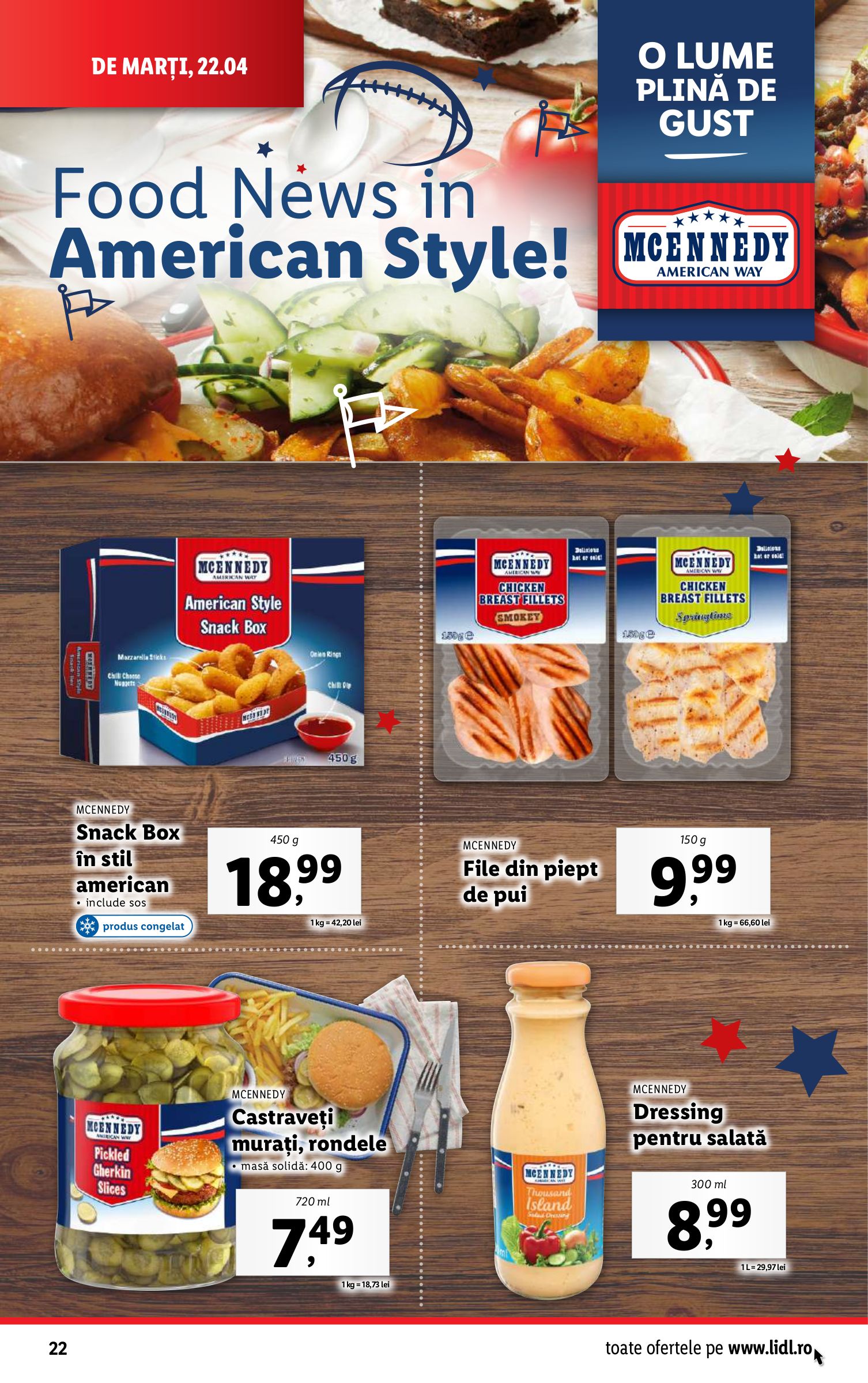 lidl - Catalog Lidl valabil din 22.04. - 27.04. - page: 22 lidl - Catalog Lidl valabil din 22.04. - 27.04. - page: 22