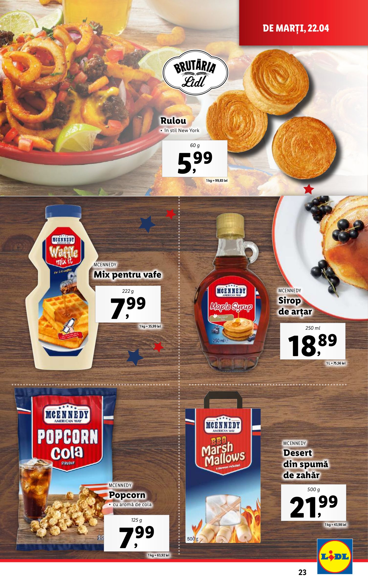 lidl - Catalog Lidl valabil din 22.04. - 27.04. - page: 23 lidl - Catalog Lidl valabil din 22.04. - 27.04. - page: 23